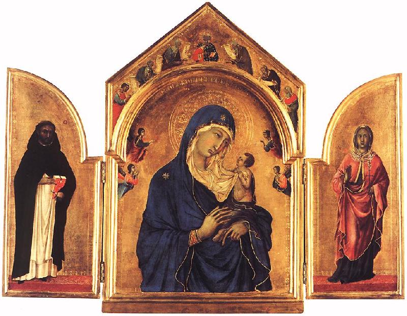 Duccio di Buoninsegna Triptych dfg oil painting picture